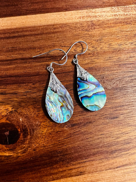 Tear Drop Mother of Pearl Earrings