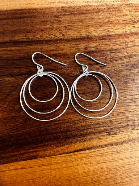 Triple Circle Earrings