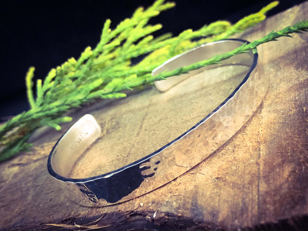 JB47 - 5/16" Hammered Rectangle Cuff