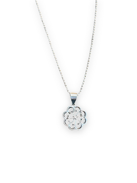 Round Flower Necklace