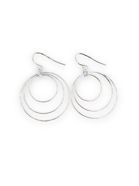 Triple Circle Earrings