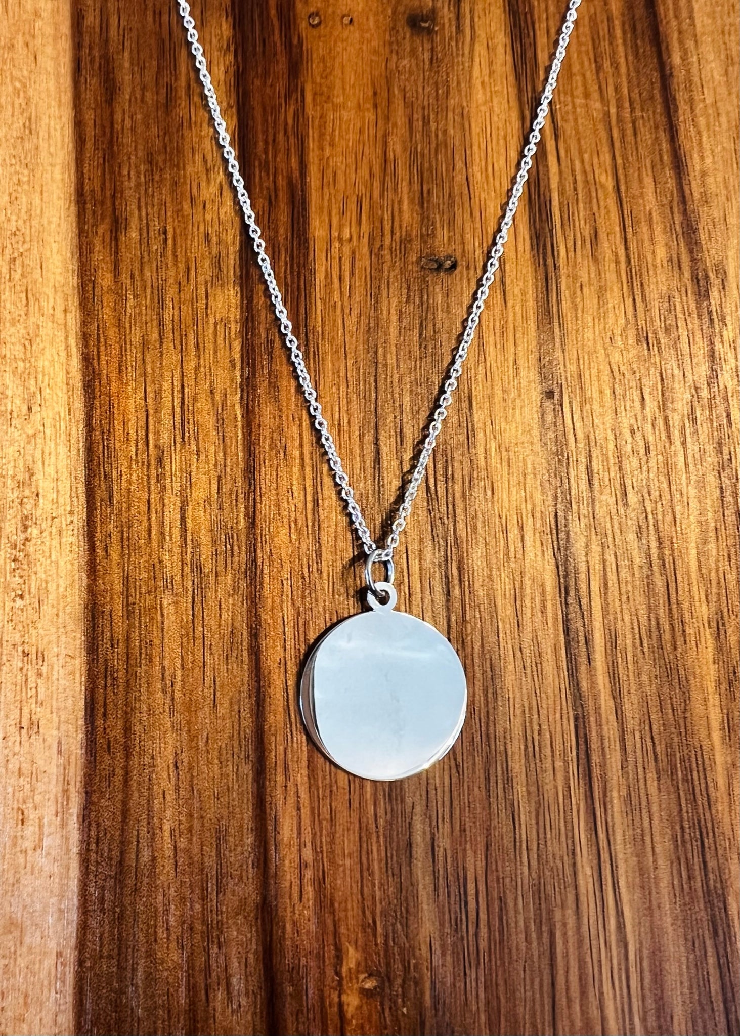 11/16" Disc Necklace