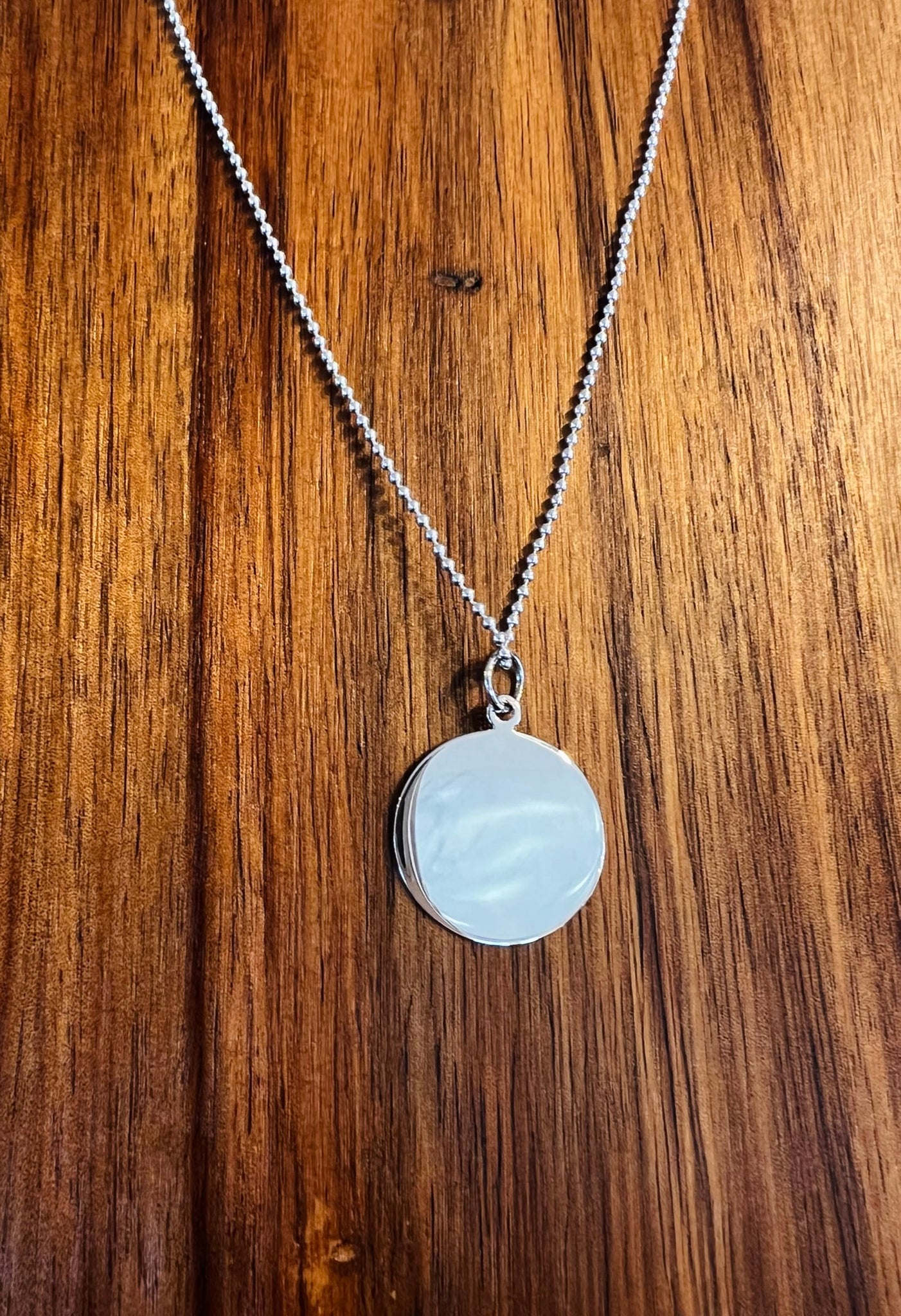 ¾" Disc Necklace