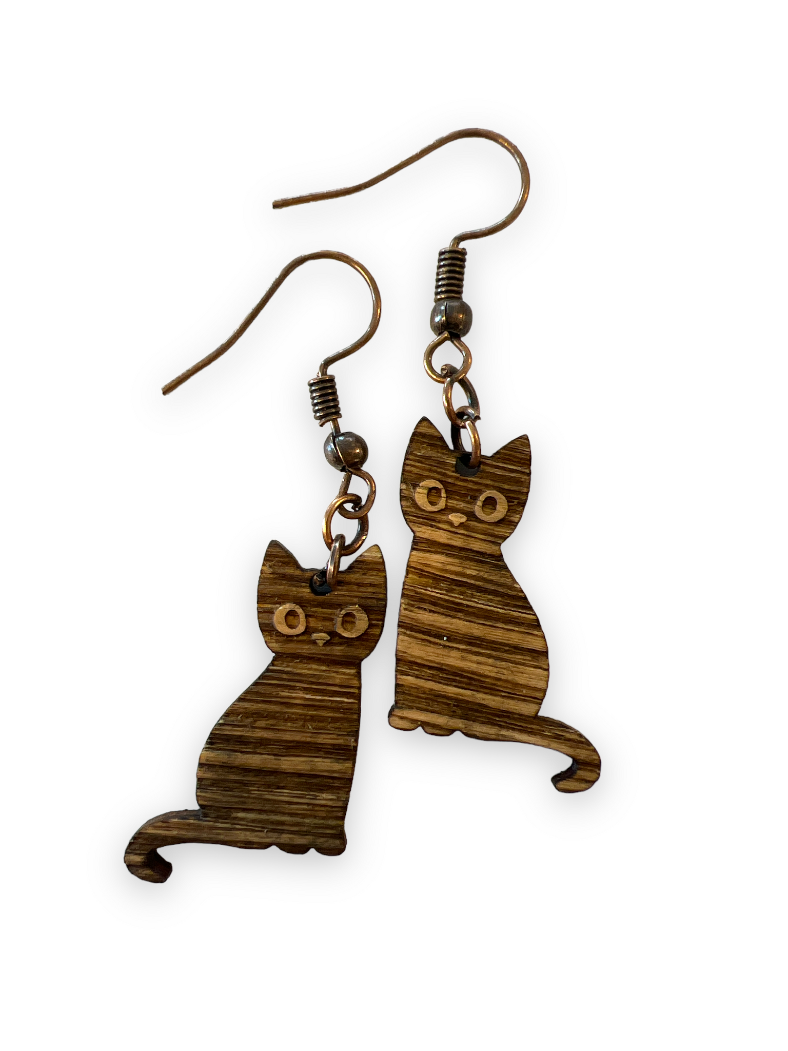 Oak Cat Earrings