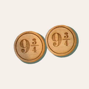 Birch 9¾ Harry Potter Studs